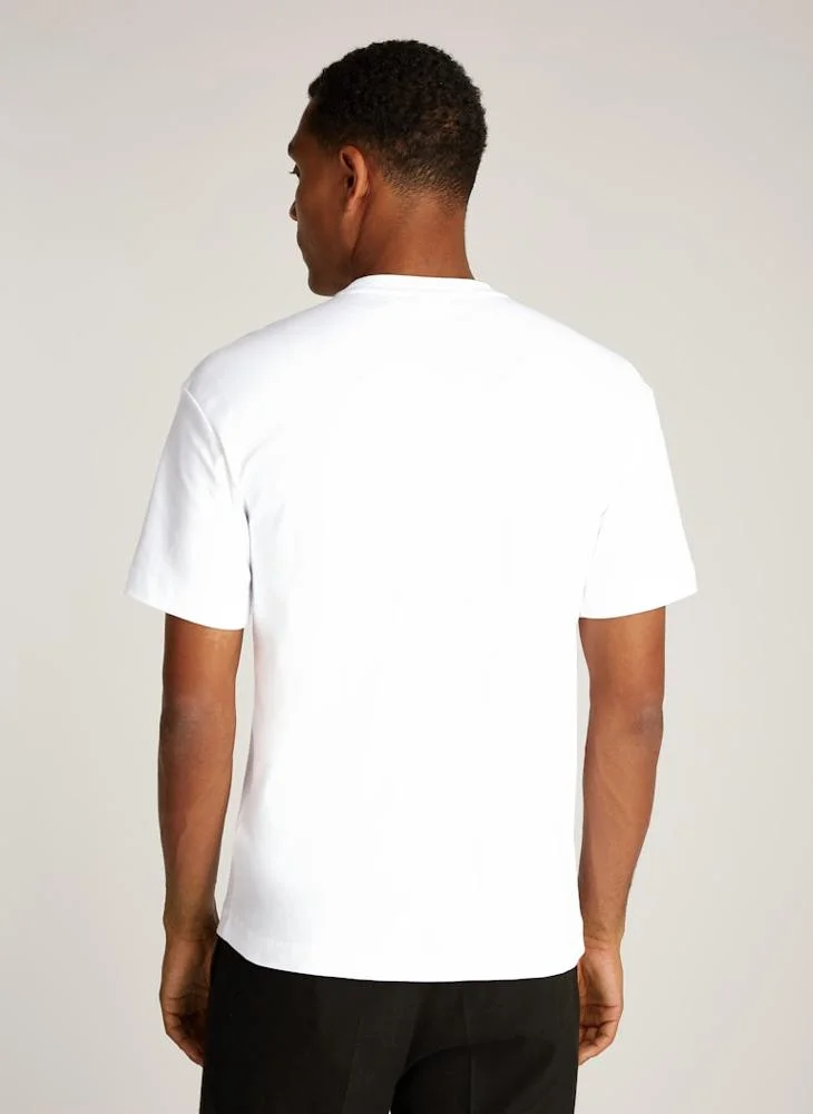 كالفن كلاين Logo Crew Neck Interlock T-Shirt