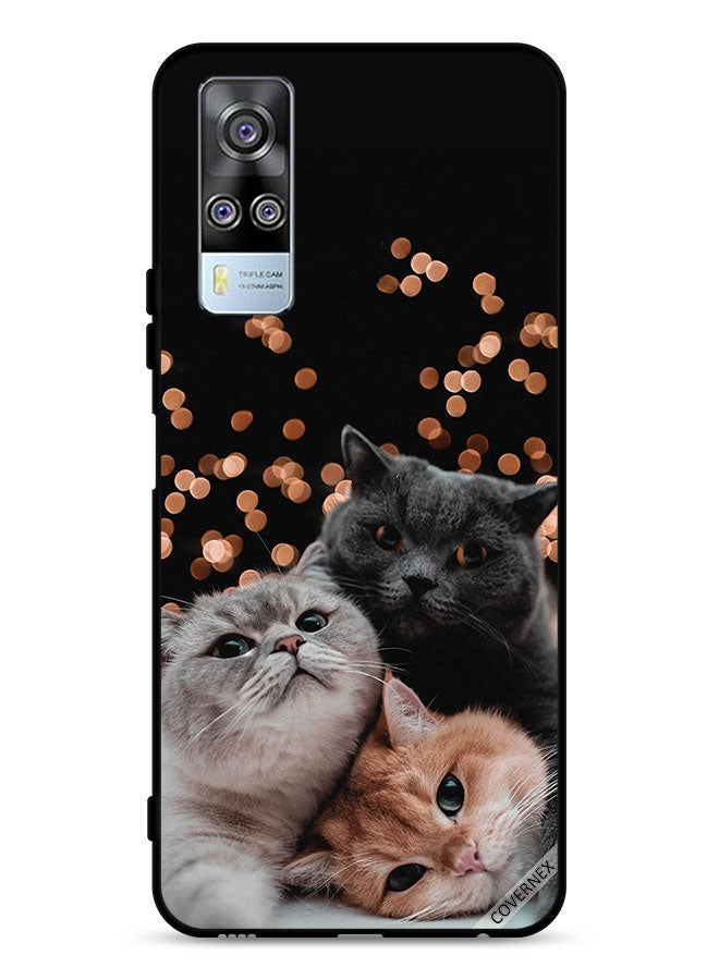 Covernex vivo Y53s 4G Protective Case Cover Kittens - Image 1