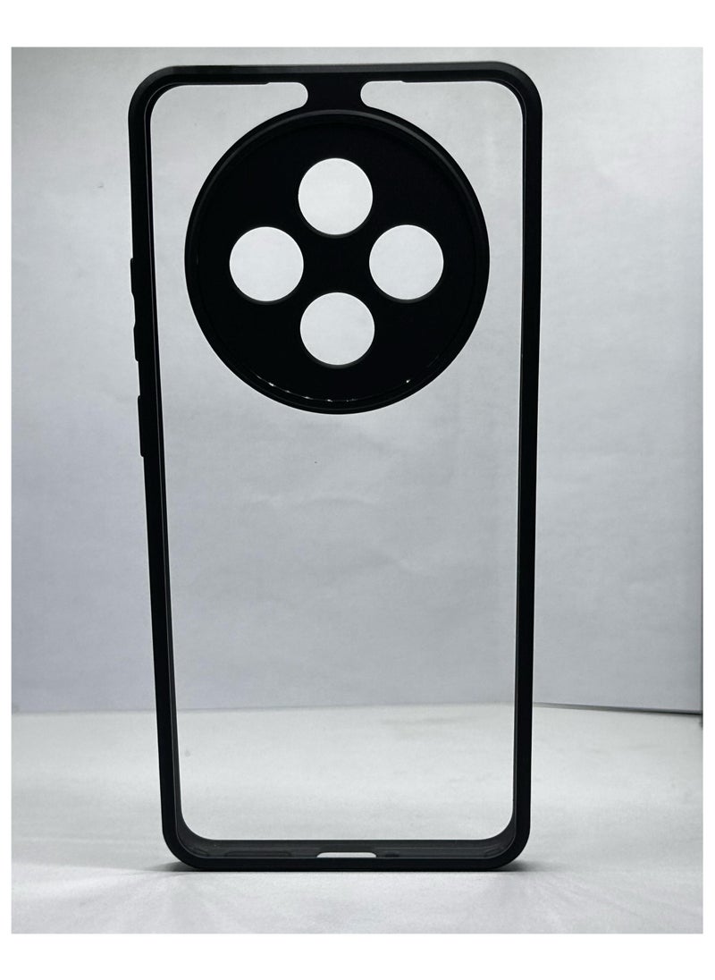 New Fashion - The Realme 13 Pro Plus Clear Case with Black Edges is a protective cover specially designed to protect your Realme 13 Pro Plus while maintaining its original look. - Image 1