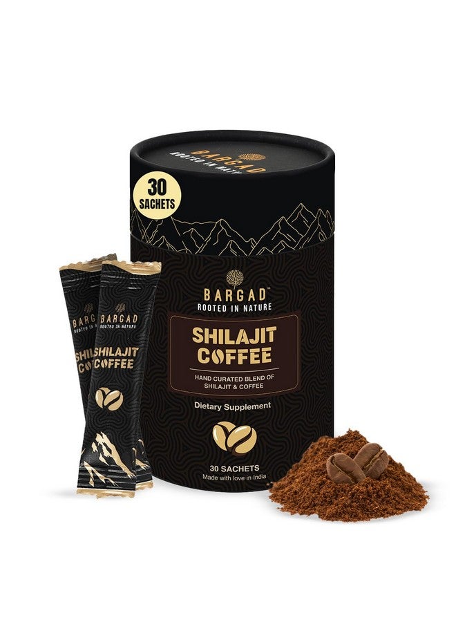 BARGAD Premium Shilajit Coffee - Infused with Pure Himalayan Shilajit for Energy, Focus & Stamina - Adaptogenic Coffee for Vitality & Wellness (30 Count) - Image 1