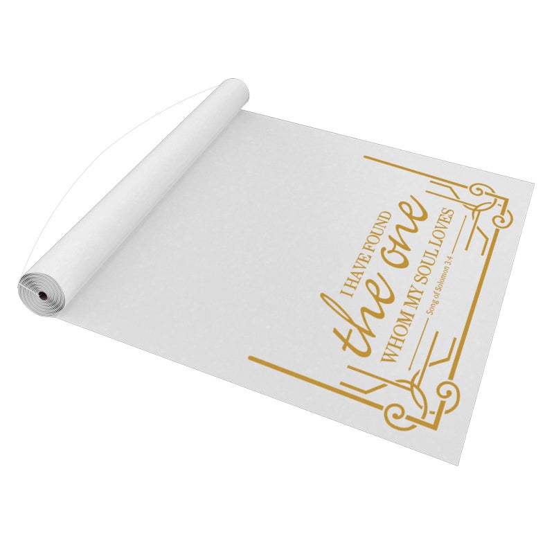 FrenzyBird Thickened Aisle Runner for Wedding CeremonyFeet White Aisle Runner Walkway for Indoor Outdoor Wedding Church Decorations ï¼ŒHalloween Parties can Also use a Carpetï¼Œ50g(Gold, 3x50Feet) - Image 2