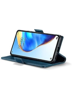 ماركة غير محددة حافظة جلدية مع RFID لهاتف Xiaomi 10T 5G \/ Xiaomi 10T Pro 5G، تصميم متين وعملي مع حامل بطاقات، اللون الأزرق  - Image 2