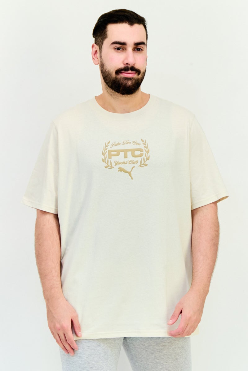 Puma x PTC Men Sportswear Fit Outdoor T-Shirt, Cream - Image 1