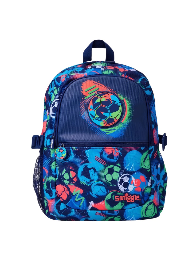 Smiggle Cartoon Printed Boys and Girls Backpack Primary and Secondary School Students Backpack Outdoor Leisure Backpack 42*30cm