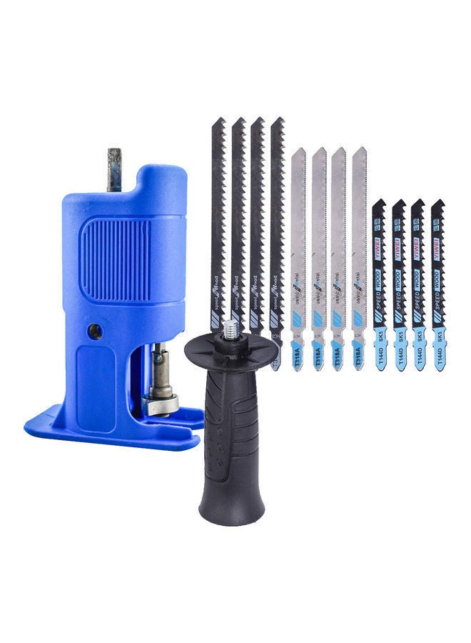 NIBEMINENT Reciprocating Saw Adapter Set Blue/Silver/Black 14.5x9x5cm  - Image 1