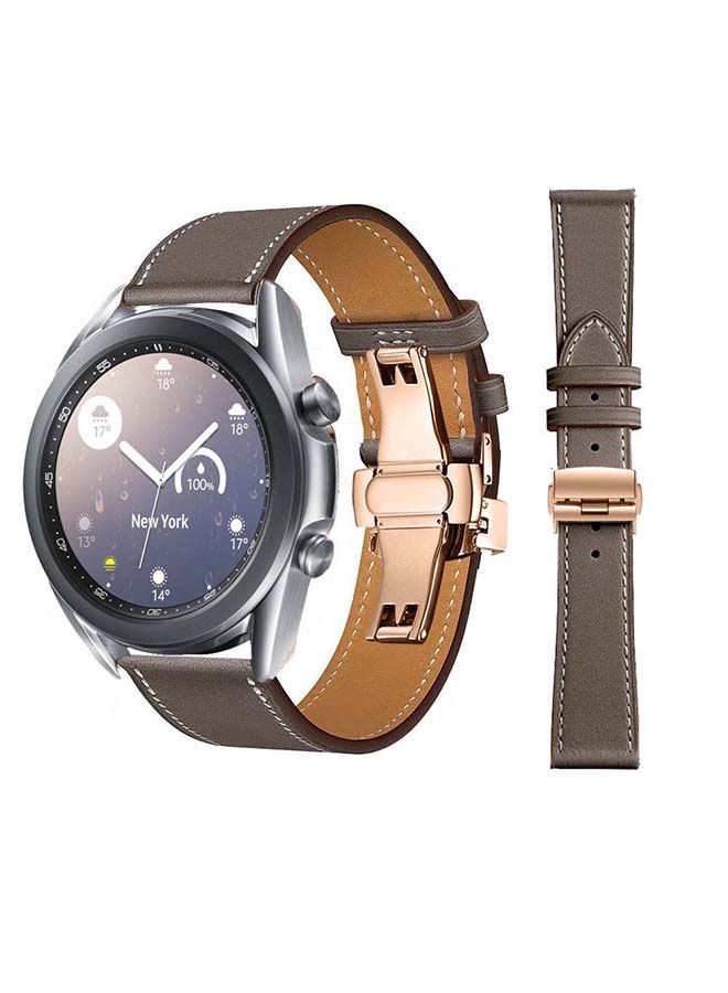 NIBEMINENT Replacement Band For Samsung Galaxy Watch3 Grey - Image 1