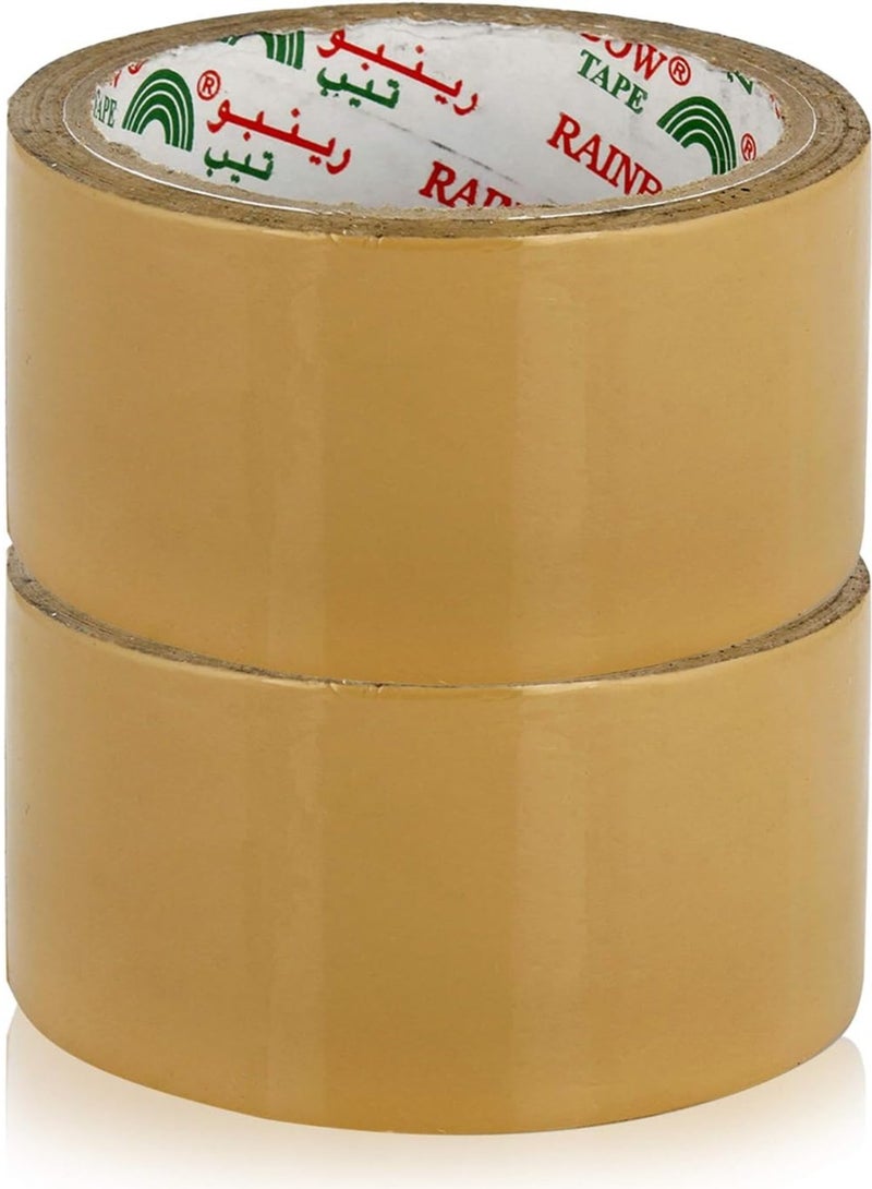 IDEAL PACK Brown Packaging Tape – 2 Inch Wide, 50 Yards Long – Pack of 6 Rolls | Heavy Duty Adhesive Tape for Packing, Moving, Shipping, and Storage - Image 3