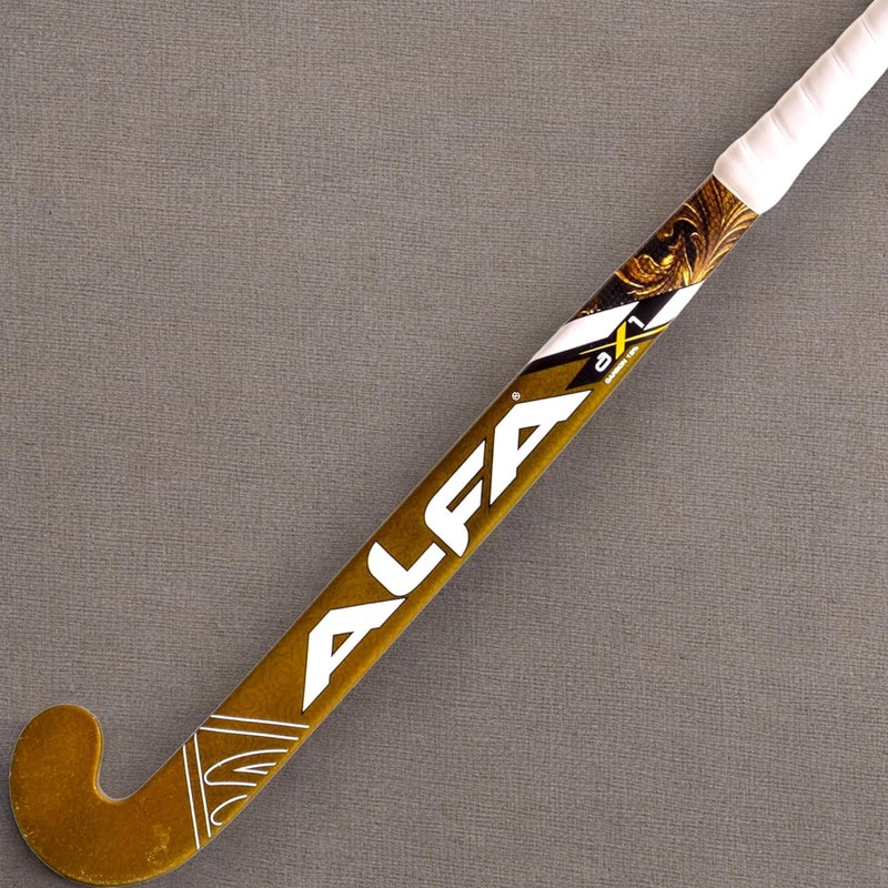 ALFA AX1 Composite Hockey Stick with Stick Bag (37 INCHES, Black/Gold Spark) - Image 2