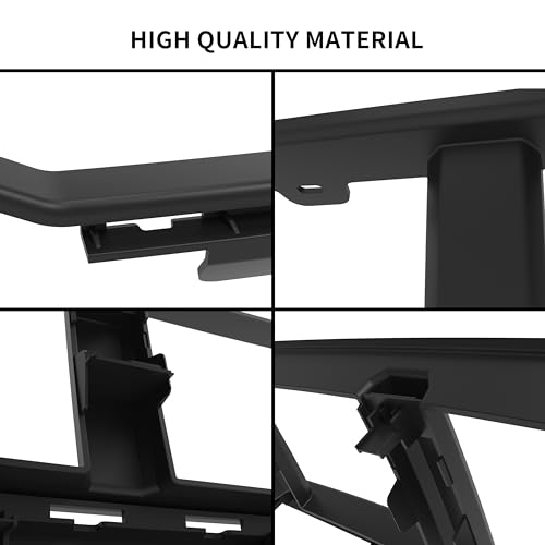 KEWISAUTO Front Bumper Grille for 2021-2023 Ford F-150, Black Front Lower Center Bumper Cover Spacer Panel Lower Bumper Grille for Ford F150 2021 2022 2023 Accessories - Image 4