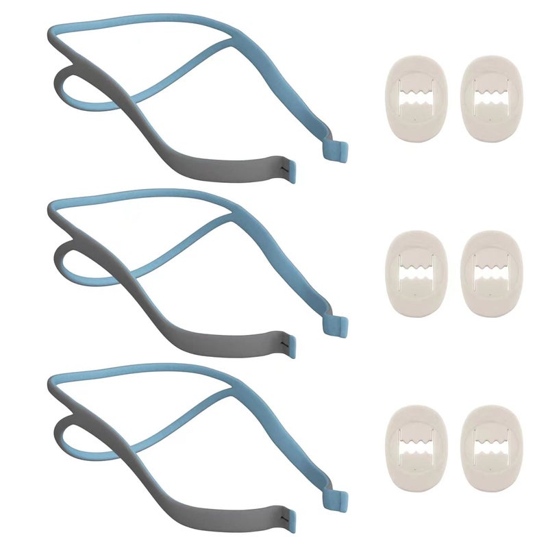 stonespace Resmed Airfit P10 Headgear Strap Replacement CPAP Headgear Compatible with Resmed Airfit P10 3Pack Without Mask 