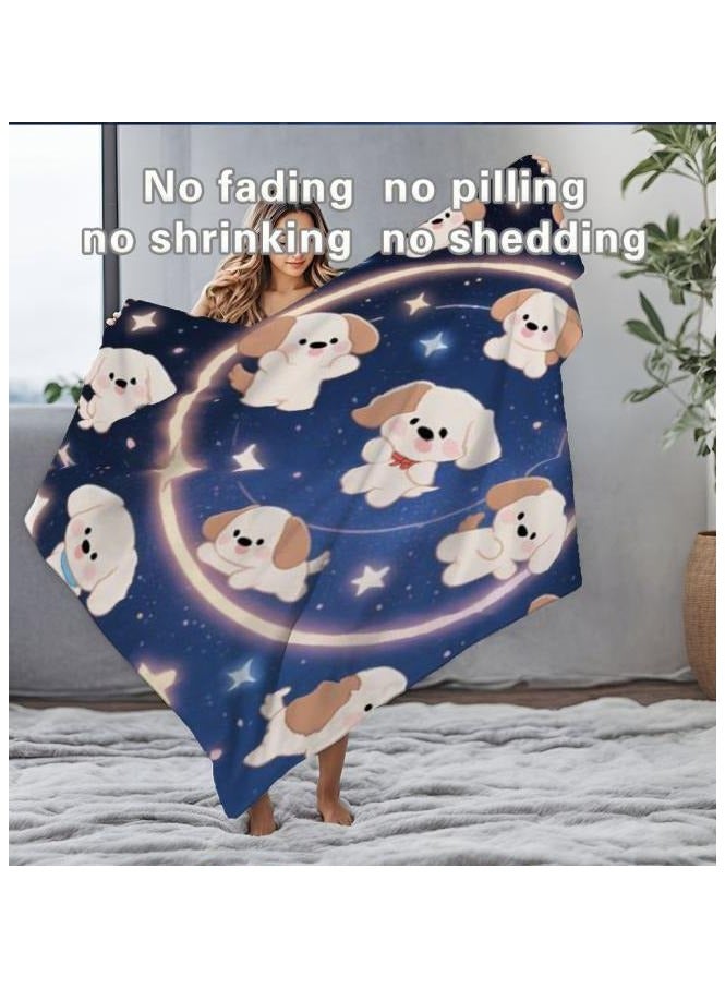 عام بطانية رقيقة من الفانيلا (دافئة ومريحة، ومناسبة للنوم، واستخدام الألعاب، وإزالة الغبار والرمل) 150 سم * 200 سم - 172 - Image 4