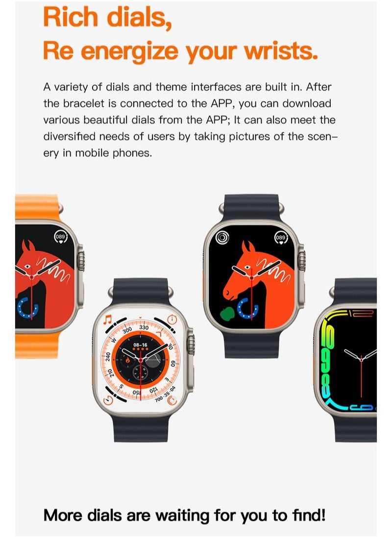 AROAQ - T900 Ultra Max 2.1 Inch Smart Watch and Headphones 2 in 1 Wireless Smart Watch with Headphones - Image 1