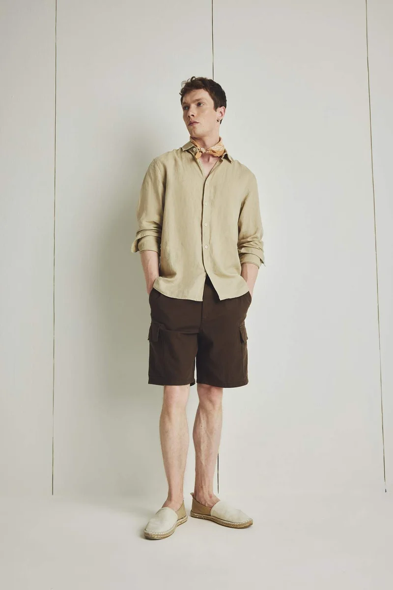 ديفاكتو Cotton Bermuda