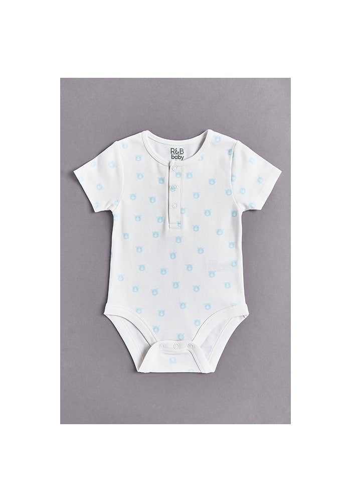 R&B 3 Pack Printed Bodysuits with Short Sleeves - Image 4