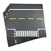 Apostrophe Games Road Baseplate  Premium Building Blocks Base Plates Compatible with All Major Brands  8pcs Baseplate Gray with Road Design  Straight Curve Crossroad TJunction Gray Base Plates - Image 4