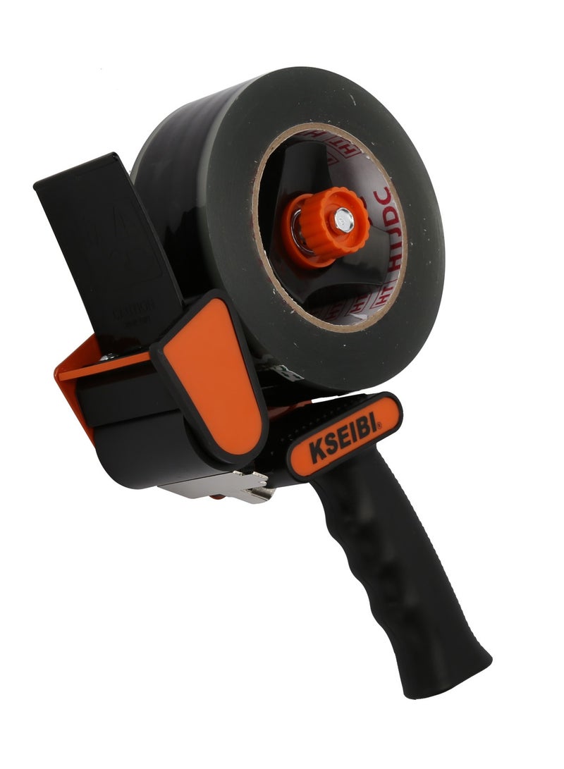 KSEIBI Packaging Tape Dispenser Hand-Held, Industrial Packing Tape Dispenser, One-Handed, Safe & Convenient, for Cutting Rolls of Adhesive Tape for Packaging, Wrapping Presents and Sealing Works, Crafts. - Image 1