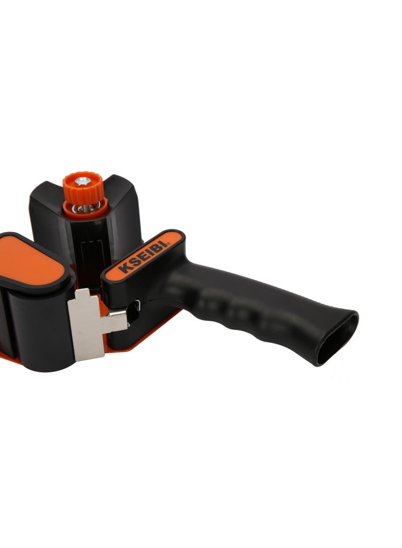 KSEIBI Packaging Tape Dispenser Hand-Held, Industrial Packing Tape Dispenser, One-Handed, Safe & Convenient, for Cutting Rolls of Adhesive Tape for Packaging, Wrapping Presents and Sealing Works, Crafts. - Image 2
