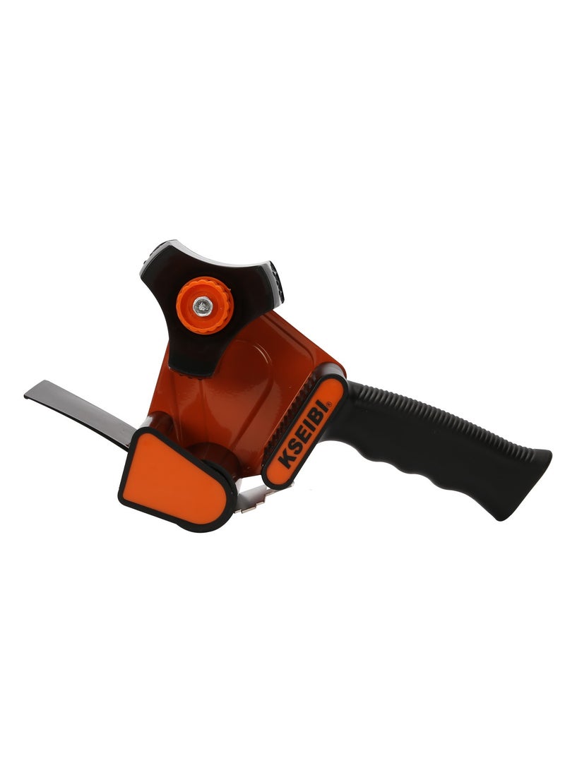 KSEIBI Packaging Tape Dispenser Hand-Held, Industrial Packing Tape Dispenser, One-Handed, Safe & Convenient, for Cutting Rolls of Adhesive Tape for Packaging, Wrapping Presents and Sealing Works, Crafts. - Image 4