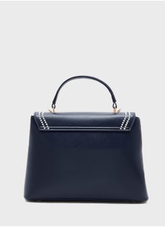 ELLA Embroidered Panel Satchel Bag  - Image 2