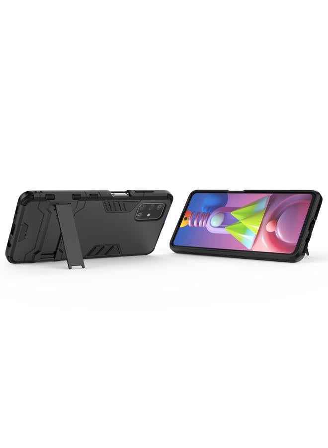 اس-توب جراب لهاتف Samsung Galaxy M51 من PC + جراب واقٍ مقاوم للصدمات من مادة TPU مع حامل - Image 3