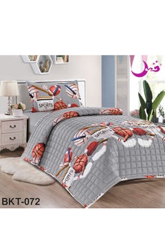 Moon 3 Piece Summer Childrens Quilt Set Microfiber 210x160 cm  - Image 1