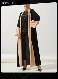 Joychic Women Chiffon Abaya Muslim Prayer Clothes Islamic Maxi Kaftan Elegant Loose Cardigan Islamic Kaftan  - Image 1