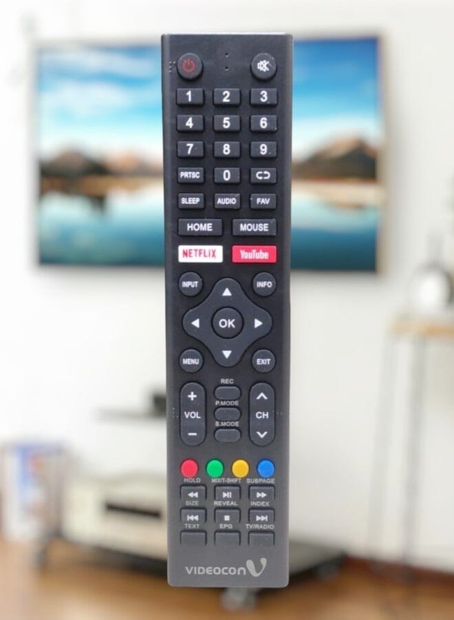 VIDEOCON Replacement Remote Compatible For Videocon Smart Lcd Led Tvs With Youtube And Netflix Key Buttons - Image 1