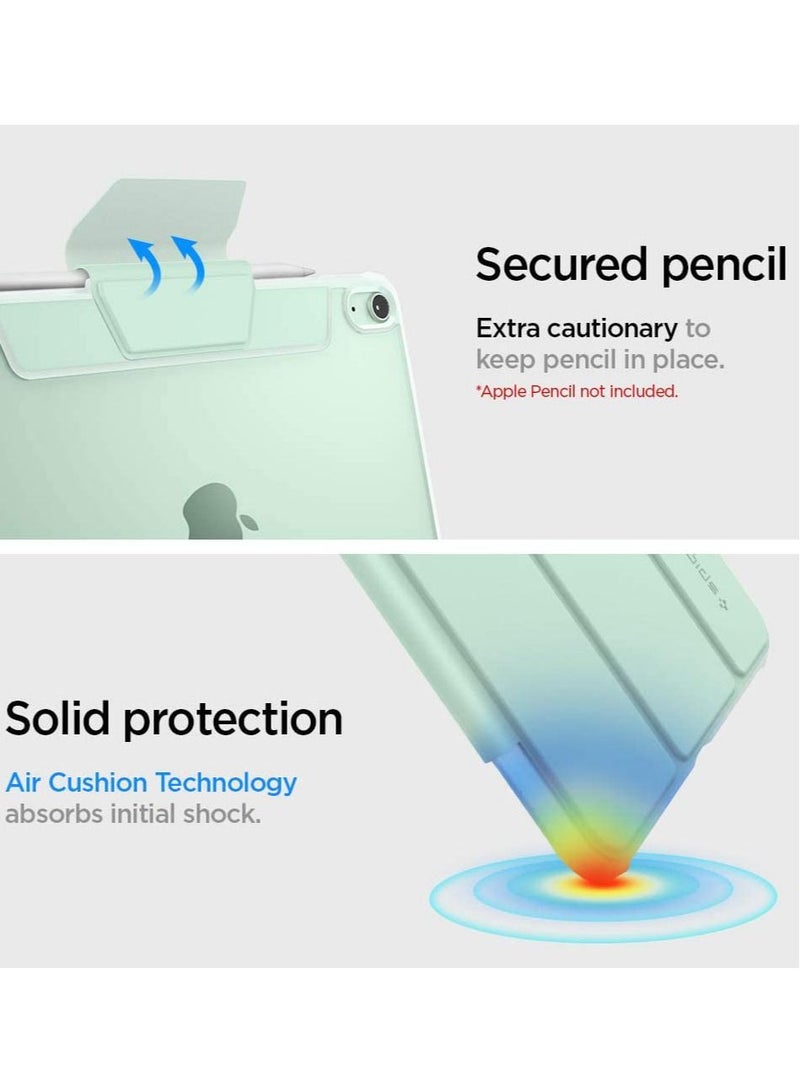 Spigen Ultra Hybrid Pro Case Cover for iPad Air 11inch M3 (2025), M2 (2024), 5th/4th Gen (2022/2020) 10.9inch with Pencil Holder – Green - Image 5