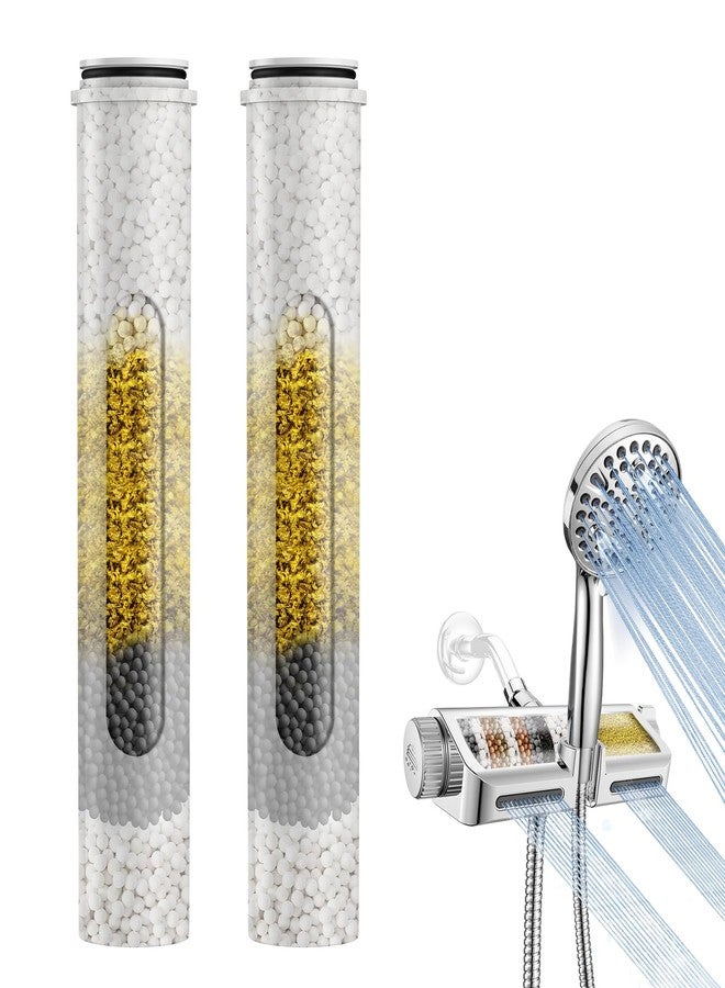 MakeFit Shower Head Filter Replacement Cartridge for MakeFit Filtered Shower Head with Handheld Combo-SSJ731/SW9730 (2-PACK) - Image 1