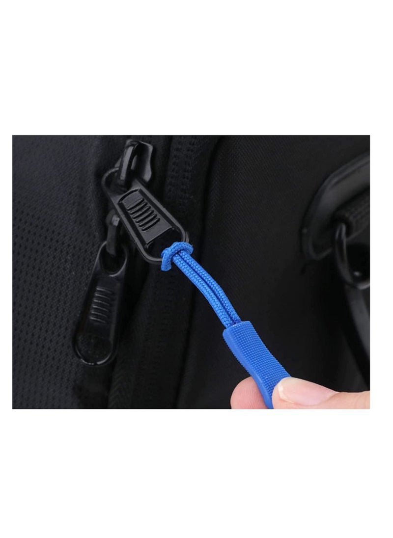 Excefore - Zipper Pull Head, Durable Zipper Replacement Zipper Label Extension Holder Suitable For Luggage, Backpacks, Jackets, Wallets, Handbags (20 Pieces In Black) - Image 1