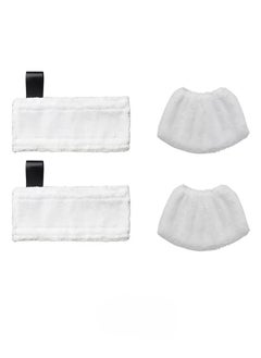 Beauenty 2Pcs Replacement Microfibre Mop Cloths with Pads Set Fits for EasyFix Steam Cleaner SC2 SC3 SC4 SC5 Accessories  - Image 1