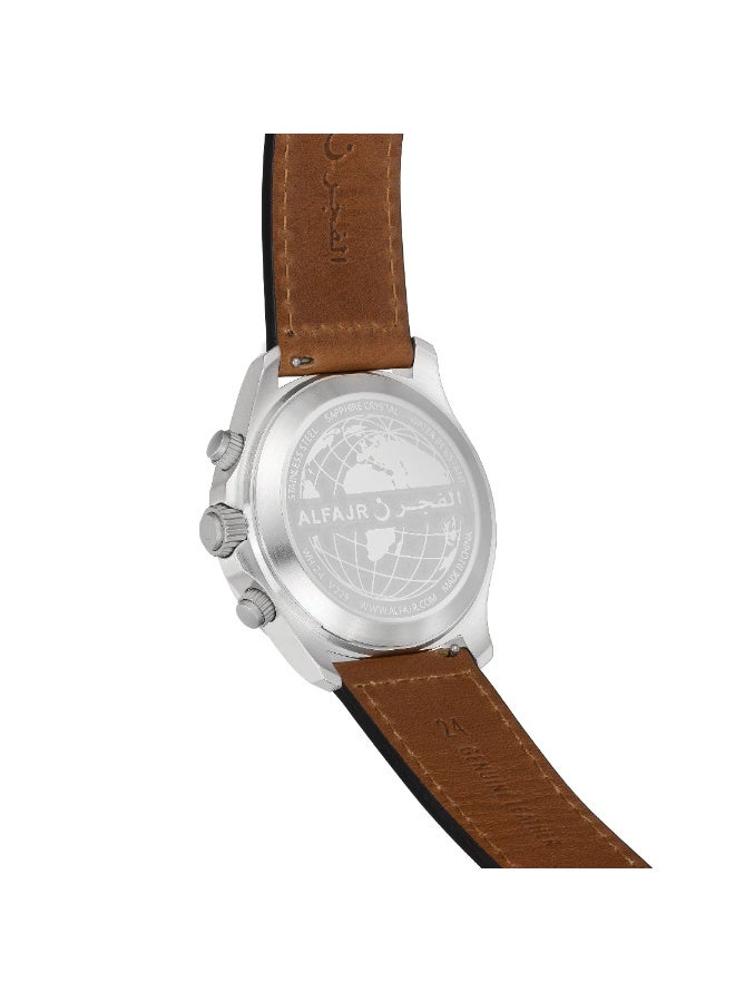 ALFAJR Dynamic 360 WH-24 Silver/Leather - Image 3