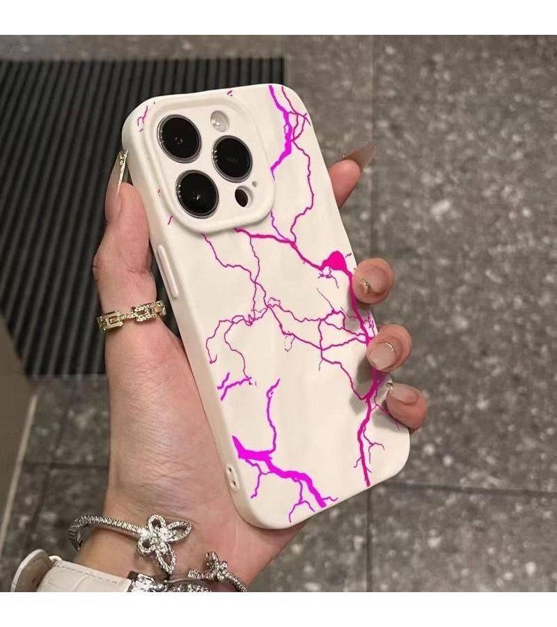 Phone Case Vintage White Wrinkled Shell For iPhone 11 Pro Max Drop Proof Scratch Resistant Anti Shatter Design Comfortable Grip - Image 2