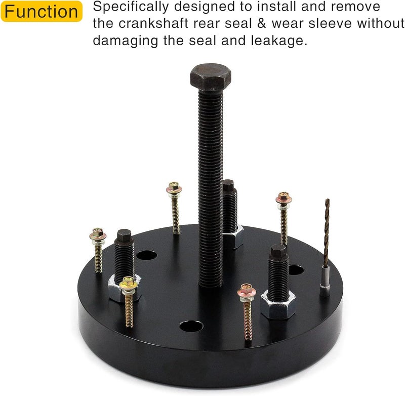 WnSEu MSCRP Crankshaft Rear Main Seal Wear Sleeve Installer Seal Remover Tool for Cummins QSX ISX ISX12 ISX15 - Image 3