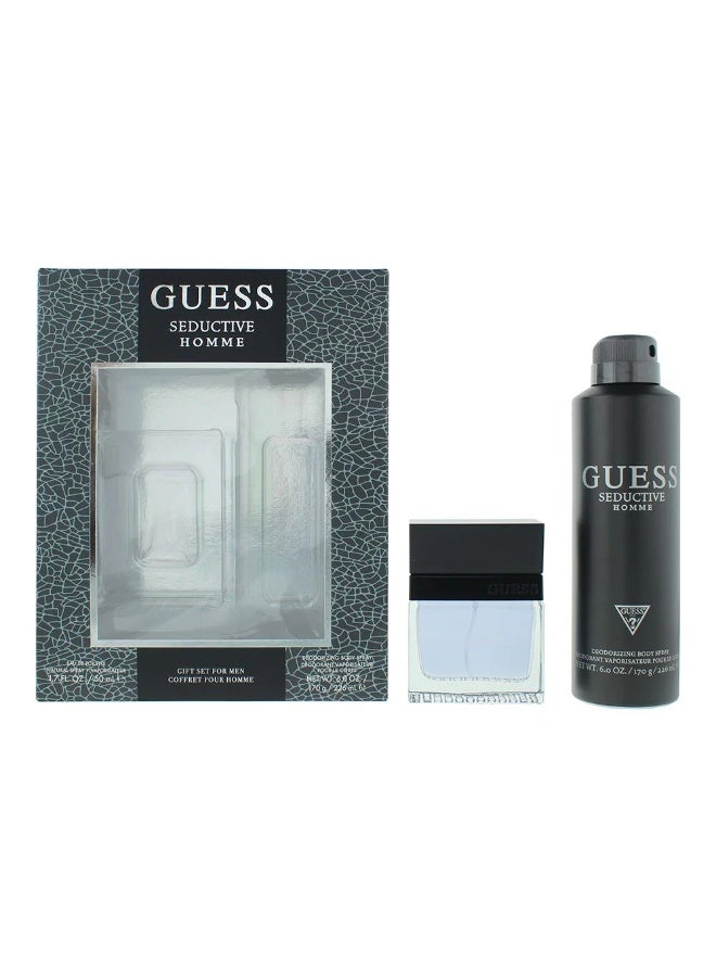 Guess Seductive Homme 2 Piece Gift Set: Eau de Toilette 50ml - Body Spray 226ml - Image 1