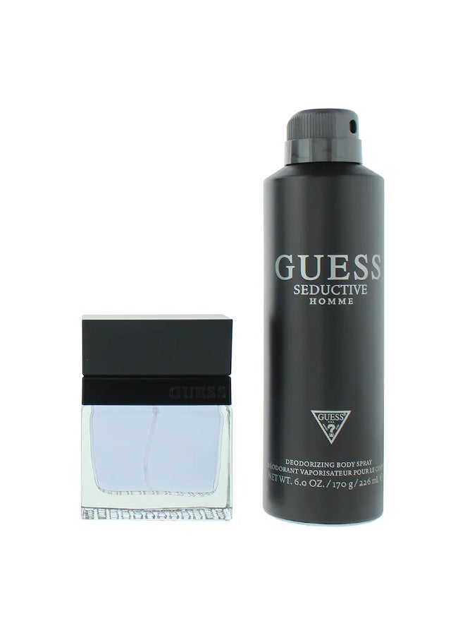 Guess Seductive Homme 2 Piece Gift Set: Eau de Toilette 50ml - Body Spray 226ml - Image 2