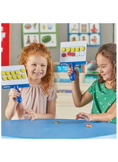 Learning Resources 104pcs Magnetic Ten Frame Answer Boards for Kids  - Image 3