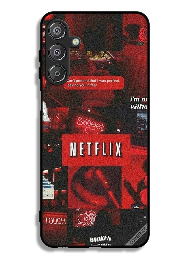 Covernex Samsung Galaxy F36 Protective Case Cover Netflix Tags - Image 1