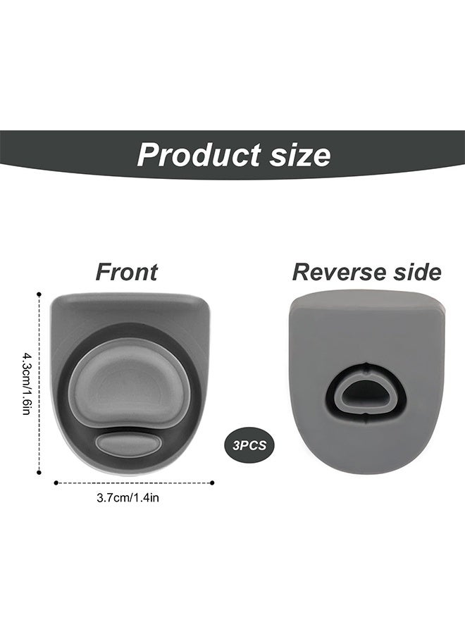 3pcs Replacement Stopper Compatible with Owala FreeSip 24oz 32oz 40oz, BPA-Free Silicone Water Bottle Lid Gaskets Replacement for 16/24/32/40oz Bottle Mouth Cap Stopper Seal Parts Accessories - Image 2