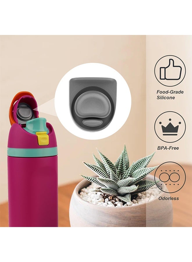 3pcs Replacement Stopper Compatible with Owala FreeSip 24oz 32oz 40oz, BPA-Free Silicone Water Bottle Lid Gaskets Replacement for 16/24/32/40oz Bottle Mouth Cap Stopper Seal Parts Accessories - Image 3