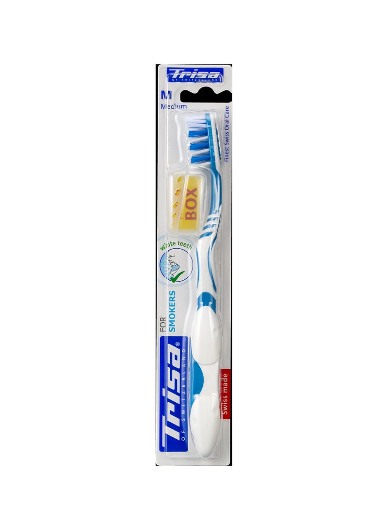 TRISA Smokers Toothbrush Medium 1Pc - Image 1
