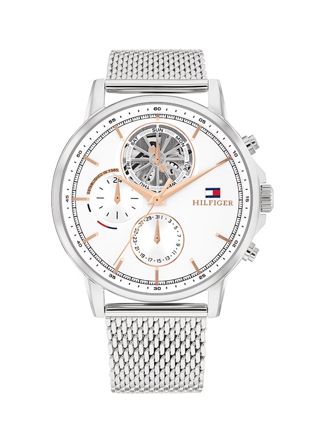 TOMMY HILFIGER ساعة تومى هيلفيغر التناظرية للرجال بحالة بيضاء - 1710682 - Image 1