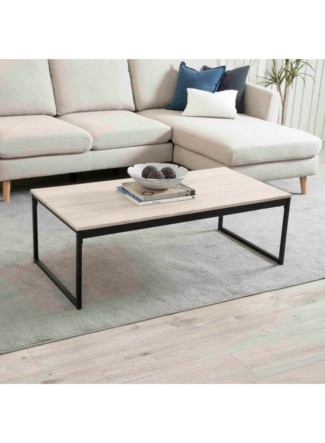 Pan Home Kinzon Coffee Table - Natural And Black - Image 2