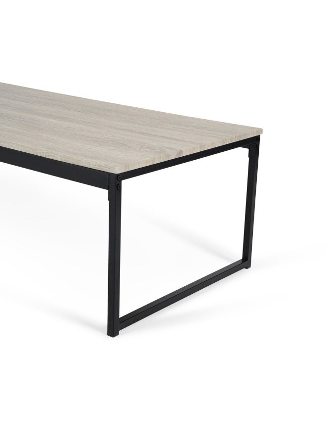 Pan Home Kinzon Coffee Table - Natural And Black - Image 4