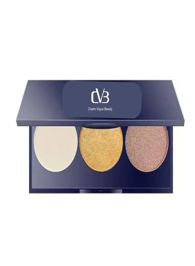 CVB Bronzing Palette Ensemble Couleur et Lumière - Contour, Highlight & Warmth Makeup Kit (Palette 01) - Image 1