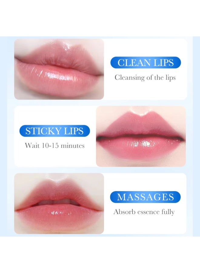 FAYANKOU 10Pcs Strawberries Moisturizing Soft Lip Mask Hydrating Nourishing Soft Shiny Lip Mask Repair Dry Lips Fade Lip Lines Moisturizing Lips Masks 10x8G - Image 5