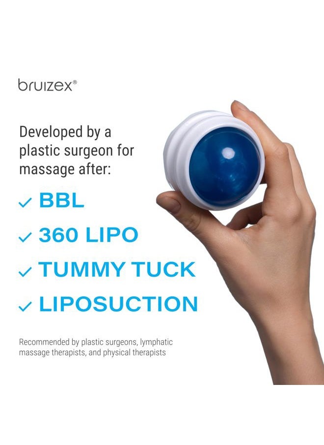 Bruizex Lymphatic Drainage Massager, Massage Roller Ball, Fibro Roller for Fibrosis Treatment, Liposuction, 360 Lipo, Tummy Tuck & BBL Post Surgery Recovery, Body Roller  - Image 4