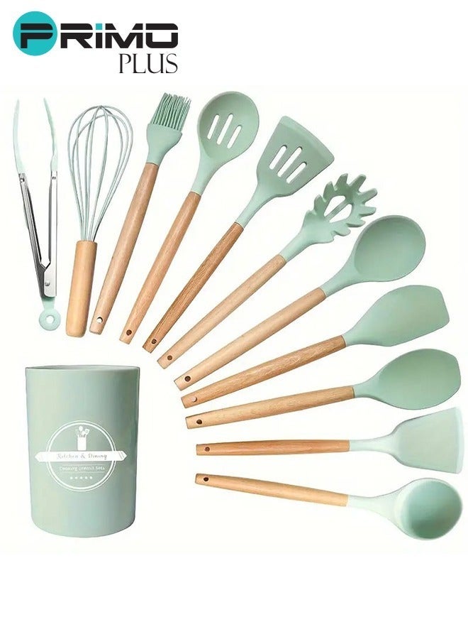 PRIMO PLUS Silicone Utensils Set With Plastic Holder  - Image 3