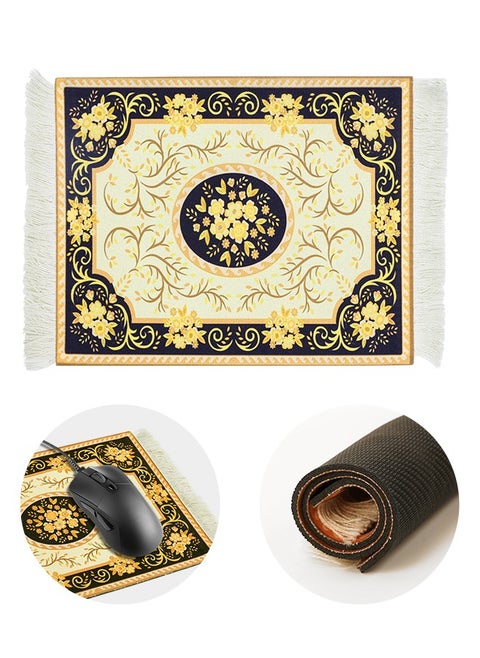 Mouse Mat Desk Pad Desk Mat with Non-Slip Base and Stitched Edge for Desk Home Office