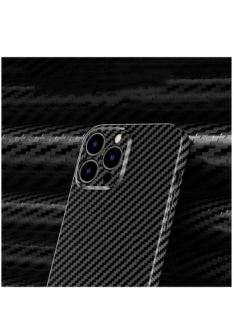 Raxoom Personality Handsome Light Thin Carbon Fiber Pattern PC Phone case Compatible with iPhone 15 Pro Unique Comfortable Cool Shockproof Back Cover Duty - Image 4